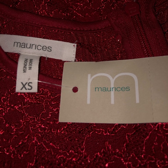 🌷 Maurices Tulip Style Red Lace Dress 🌷 - Picture 7 of 8